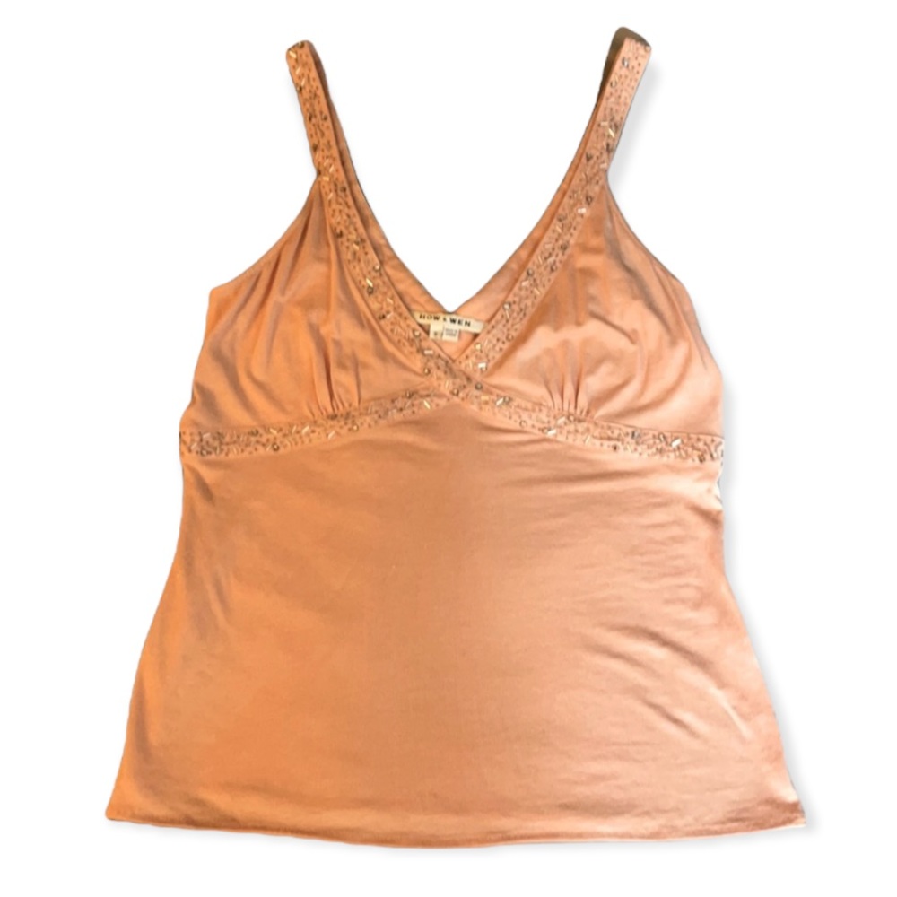 How & Wen beaded top
